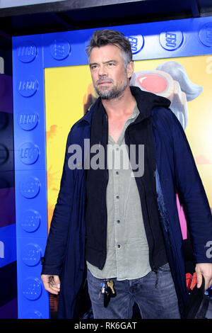 Februar 2, 2019 - Westwood, CA, USA - LOS ANGELES - FEB 2: Josh Duhamel bei ''The Lego Film 2: Der zweite Teil'' Premiere im Village Theatre am 2. Februar 2019 in Westwood, CA (Credit Bild: © Kay Blake/ZUMA Draht) Stockfoto