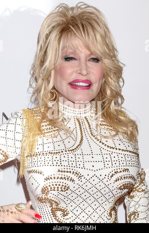 Los Angeles, CA, USA. 8 Feb, 2019. LOS ANGELES - FEB 8: Dolly Parton am MusiCares Person des Jahres Gala im LA Convention Center am 8. Februar 2019 in Los Angeles, CA Credit: Kay Blake/ZUMA Draht/Alamy leben Nachrichten Stockfoto