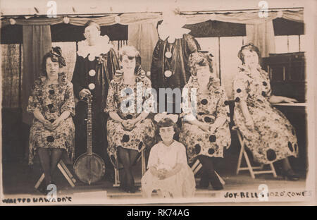 Walter Howard's Joy-Bells Theatrical Performer 1920, Cowes, Isle of Wight, England, Großbritannien Stockfoto