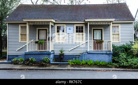 SAVANNAH, Georgia - Januar 9, 2016: Savannah ist die älteste Stadt in Georgien. Von der historischen Architektur und Parks zu den Stränden von Tybee, Savanne Stockfoto