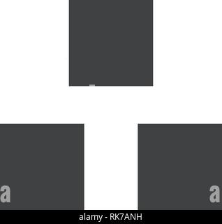 Einfache flache Vektorsymbol Boxen. Verpackung Zeichen, Symbol Stock Vektor