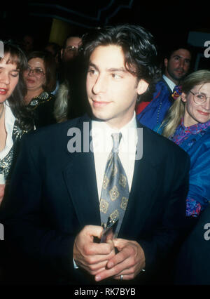 LAS VEGAS, NV - 1. Januar: Schauspieler Jason Gould beachtet" Ein Abend mit Barbra Streisand Konzert am 1. Januar 1994 im MGM Grand in Las Vegas, Nevada. Foto von Barry King/Alamy Stock Foto Stockfoto