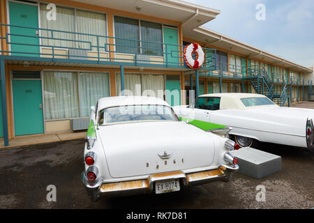 Lorraine Hotel, wo Martin Luther King Jr Memphis ermordet wurde. Stockfoto