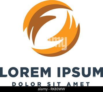 Abstrakte Gemeinschaft logo template Vector Illustration icon-Element isoliert Stock Vektor