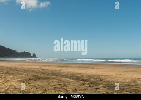 Anzeigen Küste Bethells Beach, Te Henga, in der Nähe von Auckland, Nordinsel, Neuseeland Stockfoto