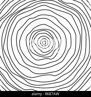 Vektor Baumringe Hintergrund. Holz- wallpaper Stock Vektor