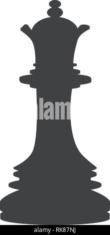 Chess king Vektorsymbol isoliert. Geschäftliche Herausforderung Zeichen, Symbol Stock Vektor