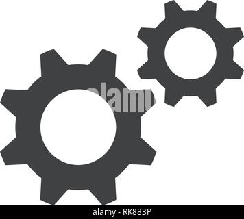 Gang Vektor icon. Mechanismus Zeichen, Symbol Stock Vektor