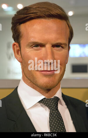 David Beckham in Madame Tussauds in London Stockfoto