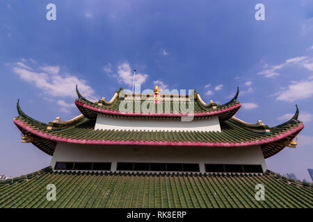 Che Kinn Khor Chinesischen styple Tempel und Pagode in Bangkok, Thailand Stockfoto