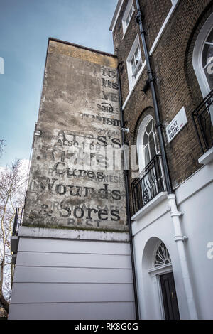 Ghost Zeichen, Regent Street, London, WC1, UK Stockfoto