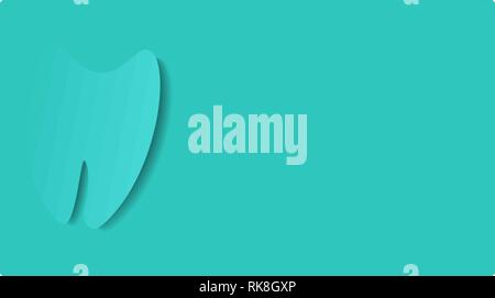 Zahnarzt Business Card Design. Zahnarzt zahnmedizinische Corporate Blue Business Card Design Stock Vektor