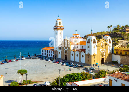 Schöne Basilika de Candelaria Kirche in Teneriffa, Kanarische Inseln, Spanien Stockfoto