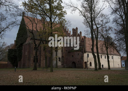 Oder Kloster Zinna Kloster Zinna ist eine ehemalige Zisterzienserabtei in einer kleinen Stadt namens Jüterbog in Brandenburg, Deutschland. Stockfoto