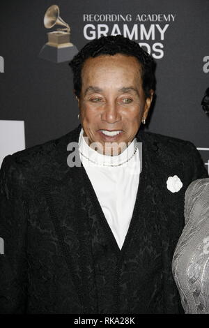 BEVERLY HILLS, Ca - Februar 09: Smokey Robinson bei der Clive Davis Pre-Grammy Gala und Gruß an Industrie Symbole im Beverly Hilton am 9. Februar 2019 in Beverly Hills, Kalifornien. Foto: imageSPACE Credit: Imagespace/Alamy leben Nachrichten Stockfoto