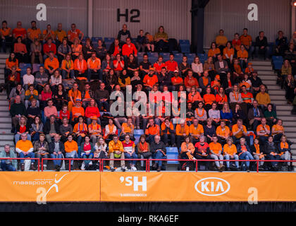 Vom 9. Februar 2019 Den Bosch, Niederlande Tennis FED Cup Niederlande gegen Kanada Publiek Credit: Orange Bilder vof/Alamy leben Nachrichten Stockfoto