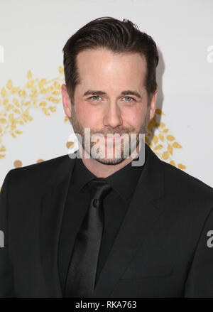 PASADENA, Ca - 9. Februar: Niall Materie, an der Hallmark Channel und Markenzeichen Filme & Geheimnisse Winter 2019 TCA am Turnier Haus in Pasadena, Kalifornien am 9. Februar 2019. Credit: Faye Sadou/MediaPunch Stockfoto