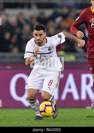 Foto Fabrizio Corradetti, 03 Febbraio 2019 Roma, Italia sport calcio Roma vs Mailand - Campionato di calcio Serie A TIM 2018/2019 - Stadio Olimpico. Nella Foto: Suso Foto Fabrizio Corradetti Februar 03, 2019 Rom, Italien Sport Fussball Roma vs Mailand - Italienische Fußball-Liga einen TIM 2018/2019 - Olympiastadion. In der Pic: Suso Stockfoto