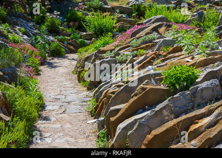 Das Montreal botanischen Garten, eine große Botanische Garten in Montreal, Quebec, Kanada, bestehend aus 75 Hektar (190 acres) der thematischen Gärten und greenho Stockfoto