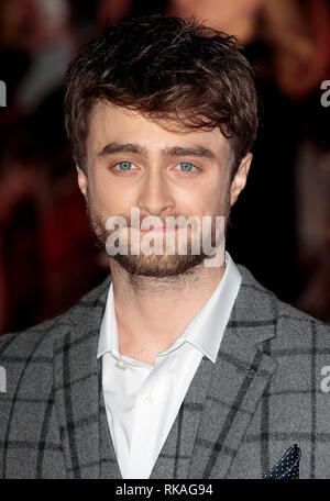 Oktober 20, 2014 - "Hörner" UK Premiere Daniel Radcliffe kommt für Premiere der neue Daniel Radcliffe's Film Hörner, die im Odeon West End, Leice gehalten wurde Stockfoto