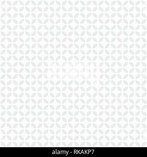 Zusammenfassung nahtlose Geometrische japanischen Muster. Moderne, elegante Textur. Wiederholen von geometrischen Formen. Contemporary Graphic Design. Weiß und Grau. Stock Vektor