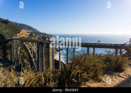 Roadtrip bei uns Westcoast - Big Sur Stockfoto