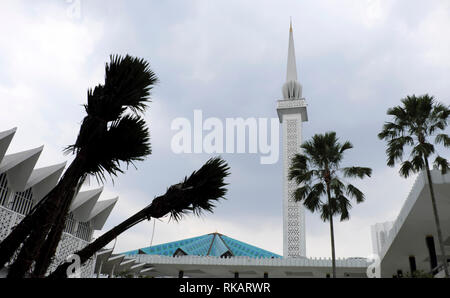Nationale Moschee von Malaysia Stockfoto