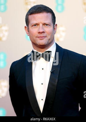 Dermot O'Leary an der 72nd British Academy Film Awards in der Royal Albert Hall, Kensington Gore, Kensington, London statt. Stockfoto