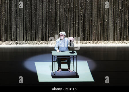 David Byrne's American Utopie tour Erste direkte Arena, Leeds, UK, 21. Oktober 2018 Stockfoto