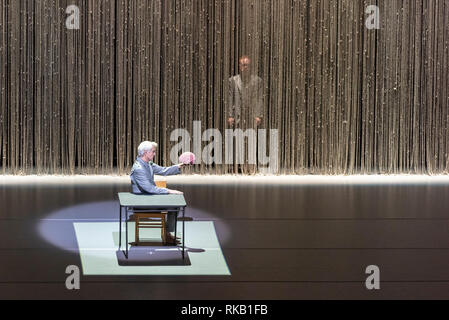 David Byrne's American Utopie tour Erste direkte Arena, Leeds, UK, 21. Oktober 2018 Stockfoto