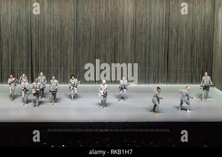 David Byrne's American Utopie tour Erste direkte Arena, Leeds, UK, 21. Oktober 2018 Stockfoto