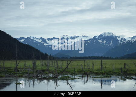 Die schöne Landschaft rund um Seward, Alaska Stockfoto