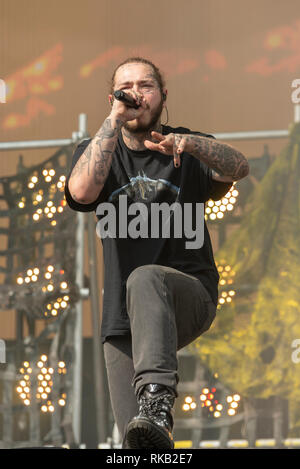 Post Malone Leeds Festival de 25. August 2018 Stockfoto