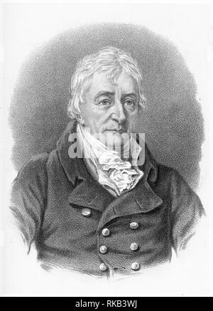 Gravur von Henry Grattan (1746 - 1820), irischer Politiker und Mitglied der Irischen Unterhaus, der für gesetzgeberische Freiheit für die irischen Parlament gekämpft. Stockfoto