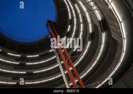 Detail eines modernen Parkgarage. Stockfoto