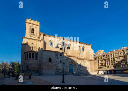 Albacete, Spanien, Februar 2017: Kathedrale von San Juan in Stadt Albacete in Kastilien La Mancha Stockfoto