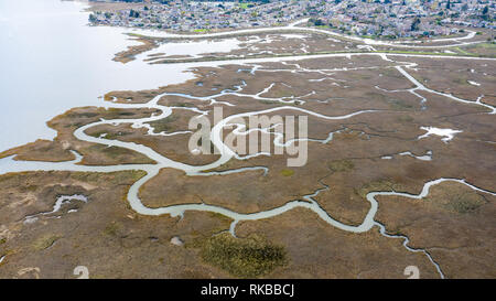 Corte Madera Marsh State Marine Park, Corte Madera, Marine County, CA, USA Stockfoto