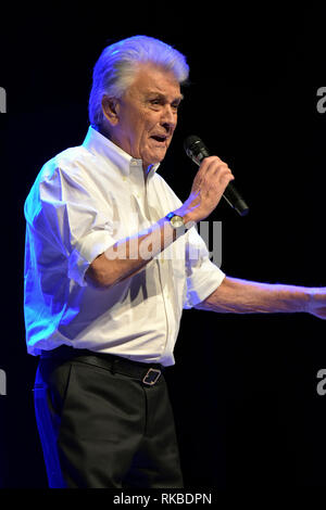 Sven-Bertil Taube auf seiner Tour å Länge skutan kan gå'in Louis De Geer Concert Hall 2019 Stockfoto