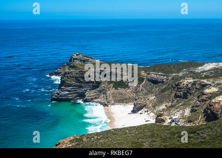 Panoramablick auf das Kap der Guten Hoffnung, Südafrika Stockfoto