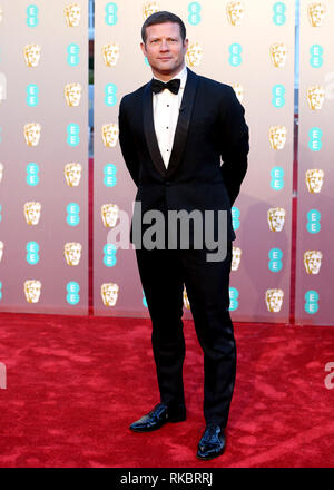 Dermot O'Leary an der 72nd British Academy Film Awards in der Royal Albert Hall, Kensington Gore, Kensington, London statt. Stockfoto