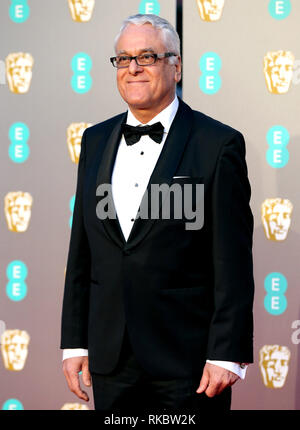 Yorgos Mavropsaridis Teilnahme an der 72nd British Academy Film Awards in der Royal Albert Hall, Kensington Gore, Kensington, London statt. Stockfoto