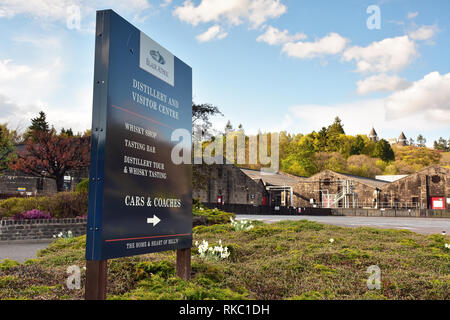 Blair Athol Whiskey Distillery, Pitlochry, Schottland Stockfoto