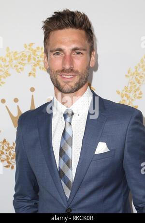 Pasadena, Kalifornien, 9. Februar 2019 - USA - 09. Februar 2019 - Pasadena, Kalifornien - Andrew Walker. Hallmark Channel und Markenzeichen Filme und Geheimnisse 2019 Winter TCA-Veranstaltung in Turnier Haus. Photo Credit: Faye SadouAdMedia (Credit Bild: © AdMedia über ZUMA Draht) Stockfoto