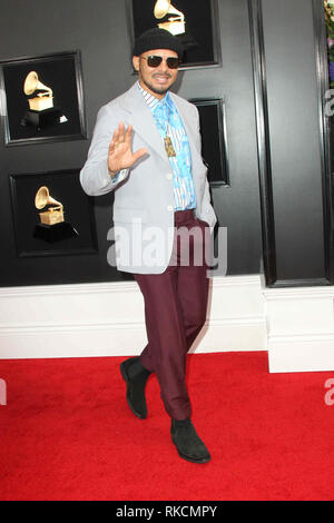 Los Angeles, CA, USA. Februar 2019. Los Angeles, Kalifornien, USA. Februar 2019. 10. Februar 2019 – Los Angeles, Kalifornien – Welshy Fire. 61. Jährliche GRAMMY Awards im Staples Center. Foto: AdMedia Stockfoto