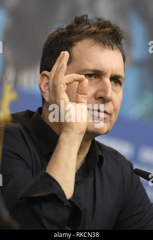 Berlin, Deutschland. 10 Feb, 2019. Yuval Adler während der "Die operativen/Die Agentin "Pressekonferenz auf der 69. Internationalen Filmfestspiele Berlin/Berlinale 2019 im Hotel Grand Hyatt am 10 Februar, 2019 in Berlin, Deutschland. | Verwendung der weltweiten Kredit: dpa/Alamy leben Nachrichten Stockfoto
