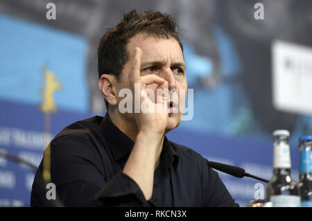 Berlin, Deutschland. 10 Feb, 2019. Yuval Adler während der "Die operativen/Die Agentin "Pressekonferenz auf der 69. Internationalen Filmfestspiele Berlin/Berlinale 2019 im Hotel Grand Hyatt am 10 Februar, 2019 in Berlin, Deutschland. | Verwendung der weltweiten Kredit: dpa/Alamy leben Nachrichten Stockfoto