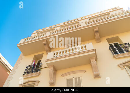 Wohnhaus in der Altstadt von Monaco Stockfoto