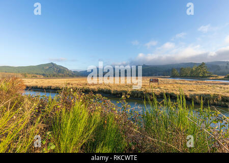 Siletz Bay National Wildlife Refuge Stockfoto