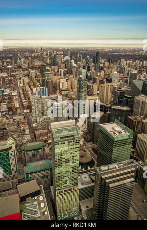 Toronto Gebäude vieved von oben. Toronto, Ontario, Kanada. Stockfoto