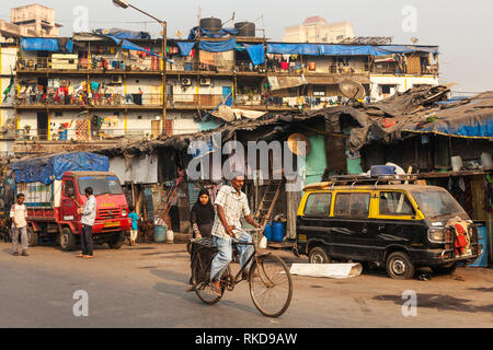 Slums in Mumbai, Indien Stockfoto